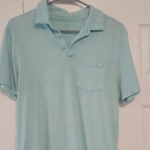 Men's Light Teal Polo Shirt